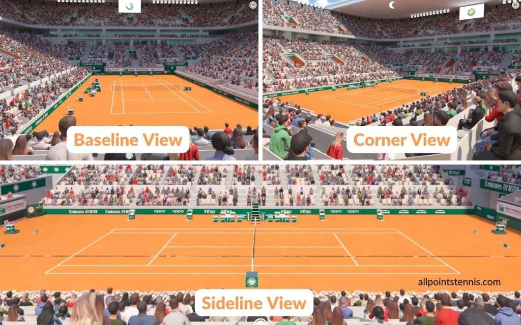seats views french open